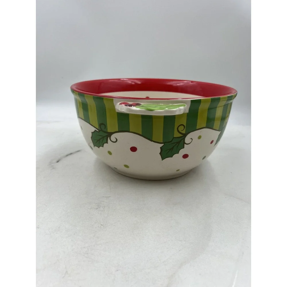 Temp-tations Winter Whimsy Nesting Mixing Bowl Set Holiday Snowman Santa Penguin